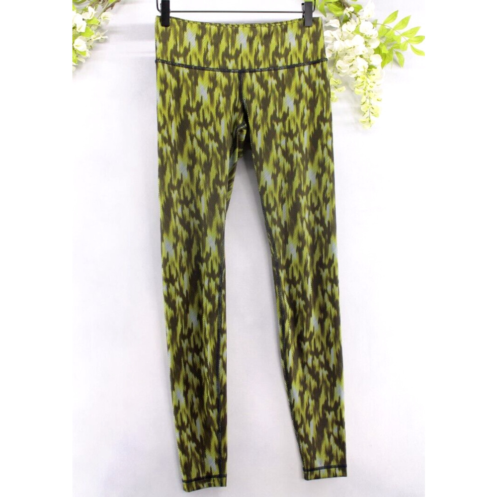 Lululemon Wunder Under Women's 6 Leggings Full On Luxtreme Lusche Pear Inkwell